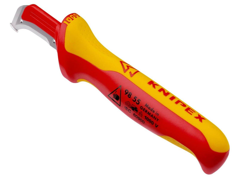 KNIPEX Abmantelungsmesser, mit Gleitschuh