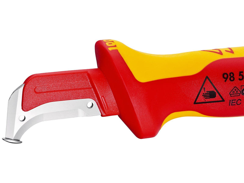 KNIPEX Abmantelungsmesser, mit Gleitschuh