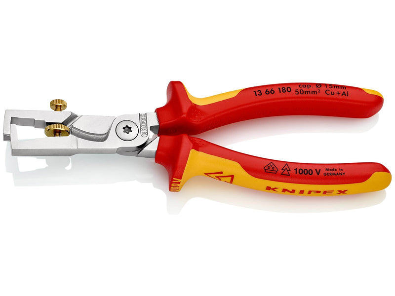 KNIPEX StriX®, Abisolierzangen mit Kabelschere