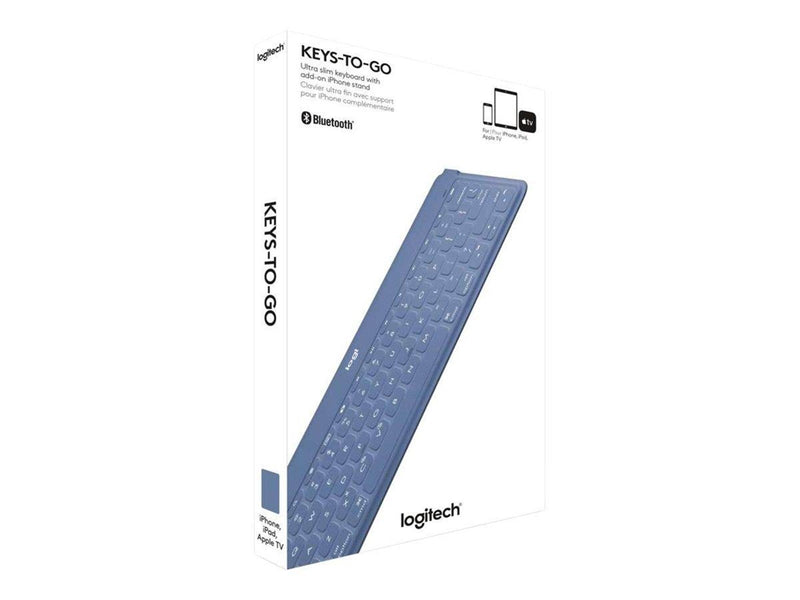 Logitech Keys-To-Go - Tastaturen - Universal - Blau