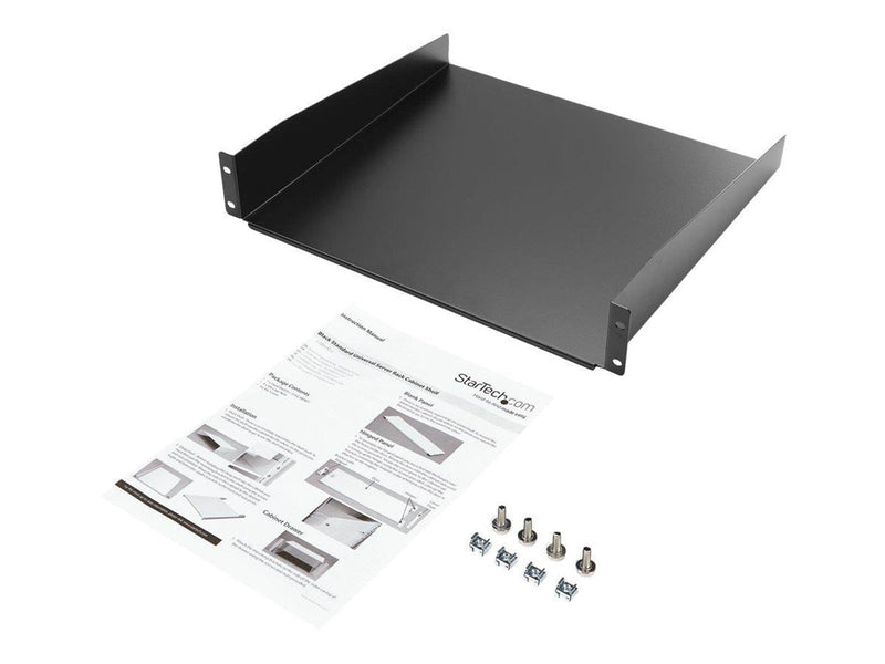 StarTech.com Schwarz Standard Universal Server Rack Gehäuse Regal