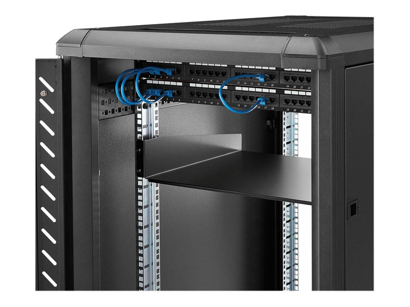 StarTech.com Schwarz Standard Universal Server Rack Gehäuse Regal
