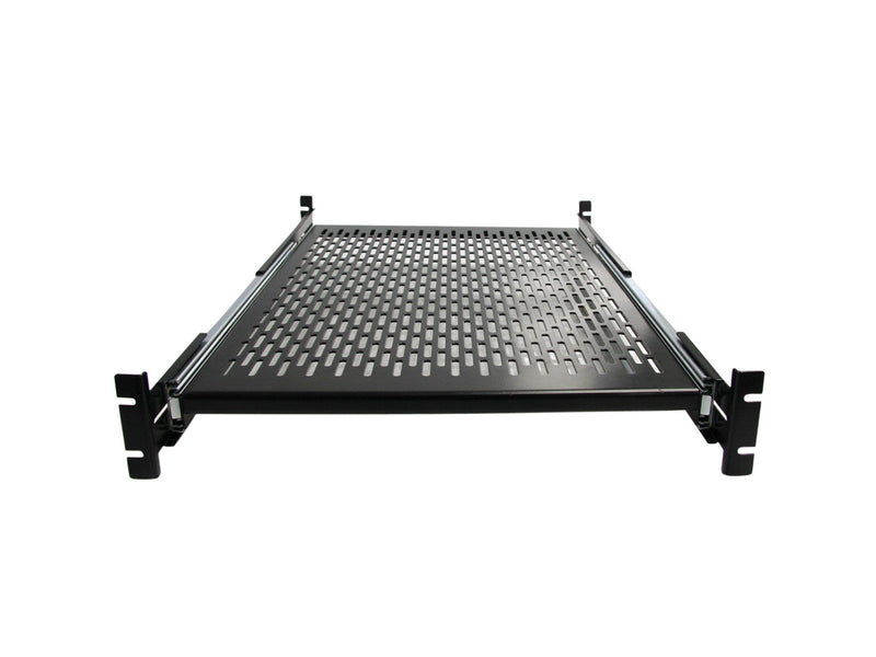 StarTech.com 19in Vented Eistellbarer Depth Sliding Server Rack Gehäuse Regal - Rackregal (verschiebbar forskydes belüftet