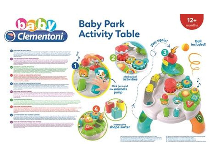Clementoni Baby Park Activity Table