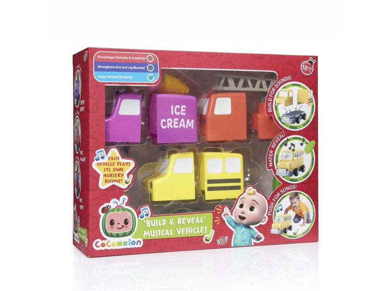 Cocomelon Build N Reveal Vehicles