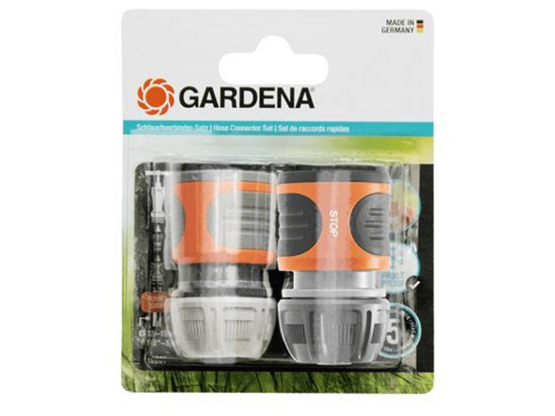 Gardena Hose Connector Set 13 mm (1/2") – 15 mm (5/8")