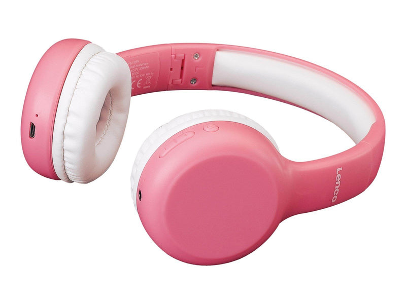 Lenco HPB-110PK - Foldable kids Bluetooth® headphone - Pink