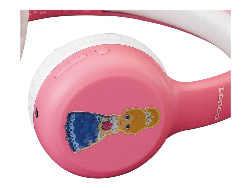 Lenco HPB-110PK - Foldable kids Bluetooth® headphone - Pink