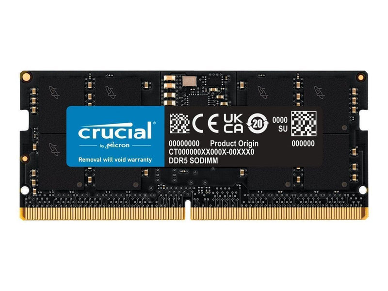 Crucial Classic SODIMM DDR5-4800 - 32GB - CL40 - Single Channel (1 pcs) - Schwarz