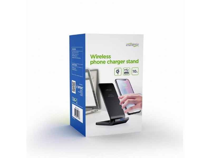 Gembird Wireless phone charger stand - 10W - Black