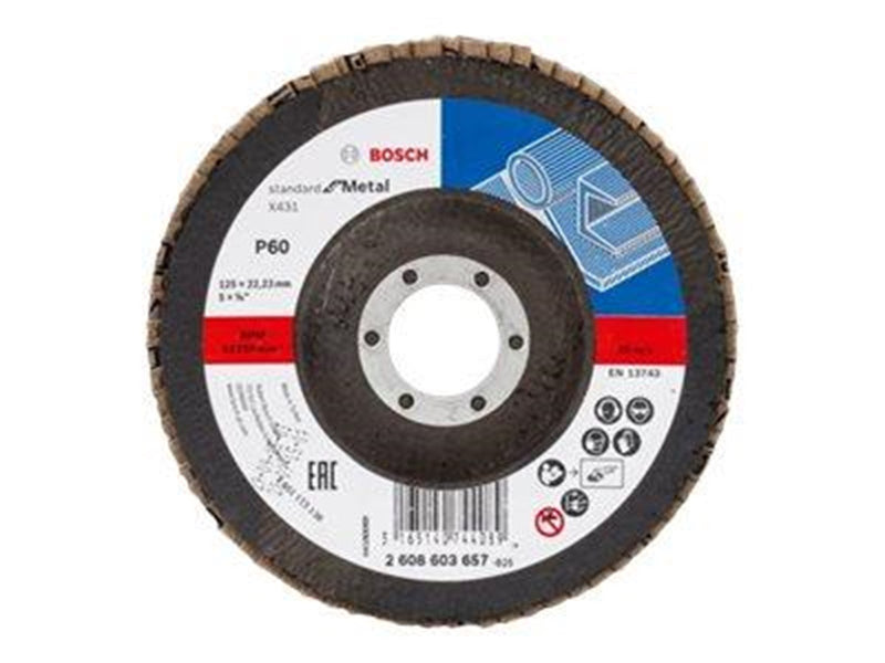 Bosch Flap Disc Standard for Metal X431 125 mm P60