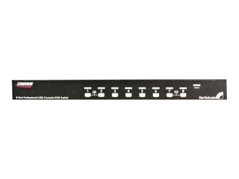 StarTech.com 8 Port 1U Rack Befestigungskit USB KVM Switch mit OSD - KVM Switch - 8 Anschlüsse