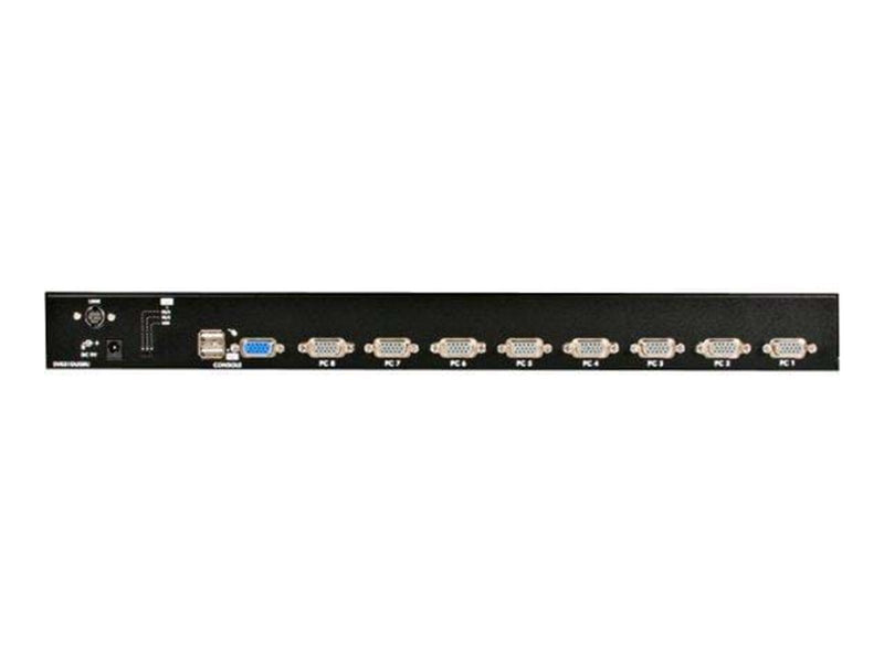 StarTech.com 8 Port 1U Rack Befestigungskit USB KVM Switch mit OSD - KVM Switch - 8 Anschlüsse
