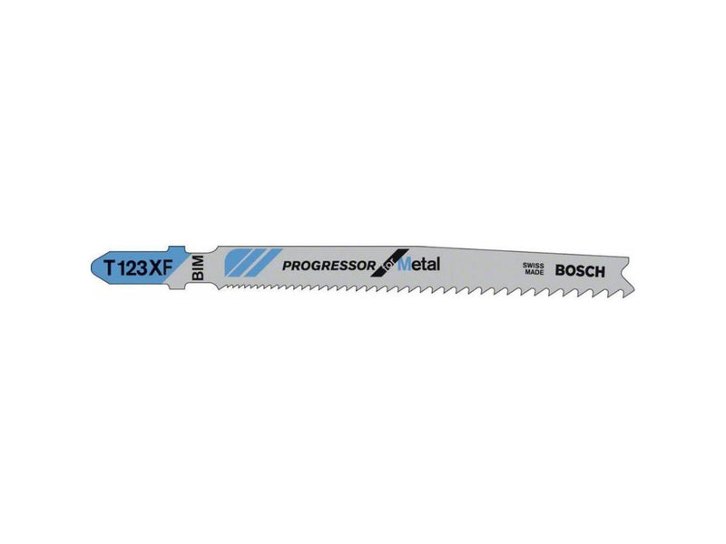 Bosch Jigsaw Blade T 123 X Progressor for Metal  25 pcs.
