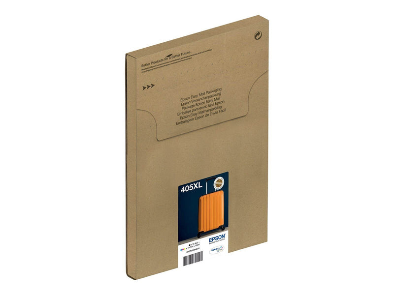 Epson 405XL Multipack - 4-pack - XL - black yellow cyan magenta - original - ink cartridge - Tintenpatrone Cyan