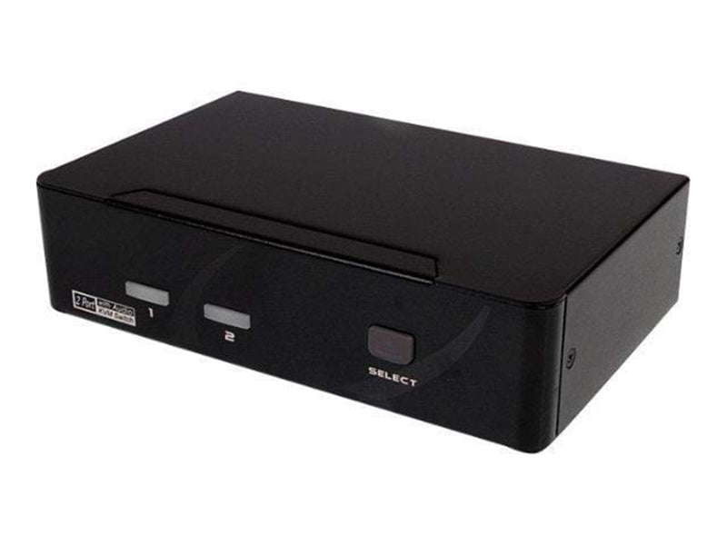 StarTech.com 2 Port DVI USB KVM Switch mit Audio und USB 2.0 Hub - KVM / Audio / USB Switch - 2 Anschlüsse