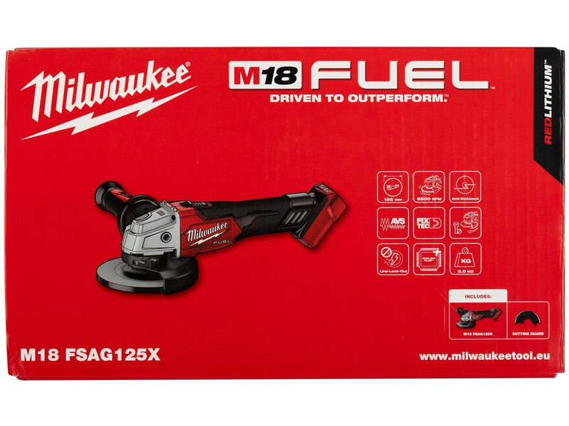 Milwaukee M18 FSAG 125X-0 Battery angle grinder