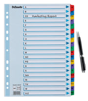 Esselte Ordnerregister Vollformat A-Z farbig - 20-teilig