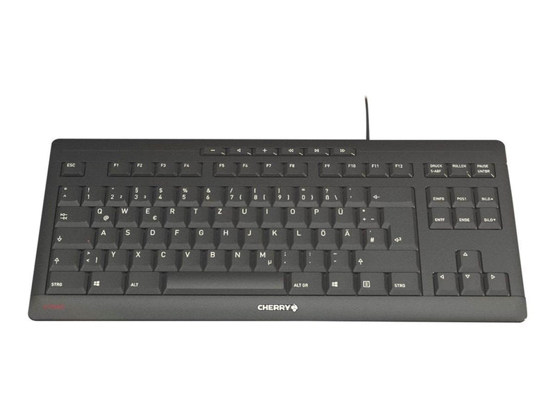 Cherry STREAM KEYBOARD TKL - Tastaturen - Nordisch - Schwarz