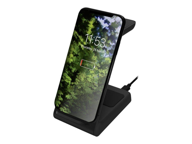 Deltaco 3-in-1 wireless charger stand 15 W 5 W