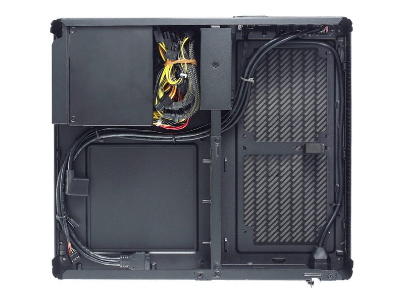 Fractal Design Node 202 - 450W PSU - Gehäuse - Desktop slimline - Schwarz