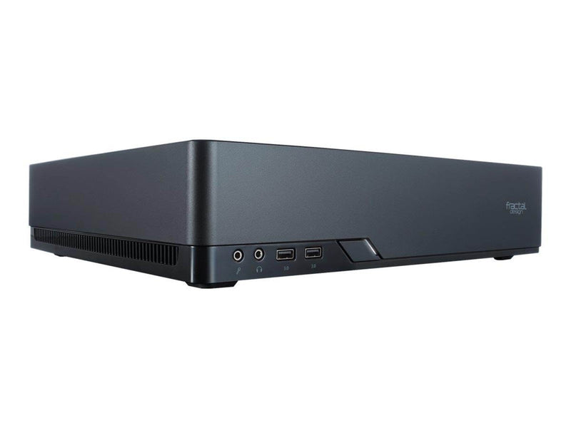 Fractal Design Node 202 - 450W PSU - Gehäuse - Desktop slimline - Schwarz