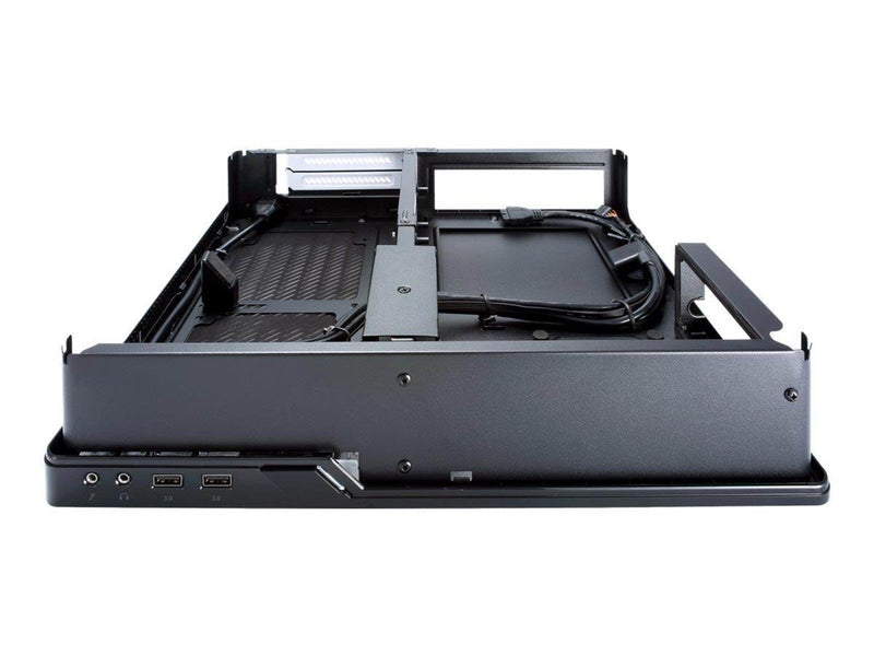 Fractal Design Node 202 - 450W PSU - Gehäuse - Desktop slimline - Schwarz