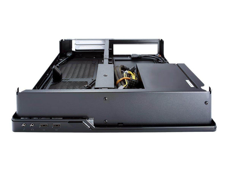 Fractal Design Node 202 - 450W PSU - Gehäuse - Desktop slimline - Schwarz