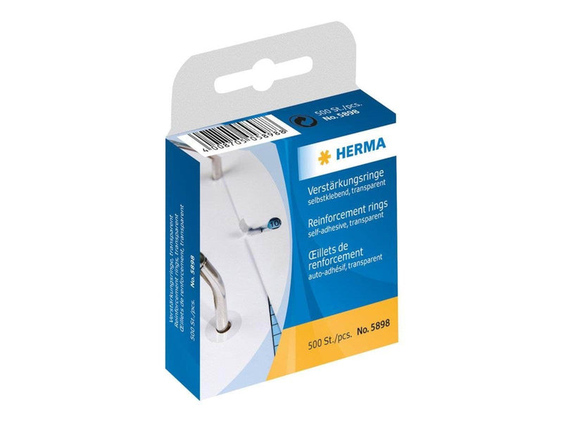 HERMA reinforcement ring - transparent (pack of 500)
