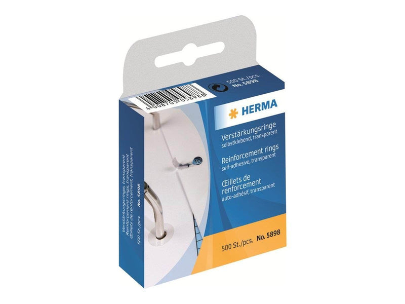 HERMA reinforcement ring - transparent (pack of 500)