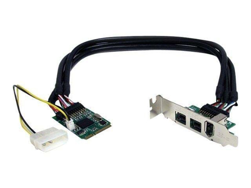 StarTech.com 3 Port 2b 1a 1394 Mini PCI Express FireWire Card Adapter - FireWire Adapter
