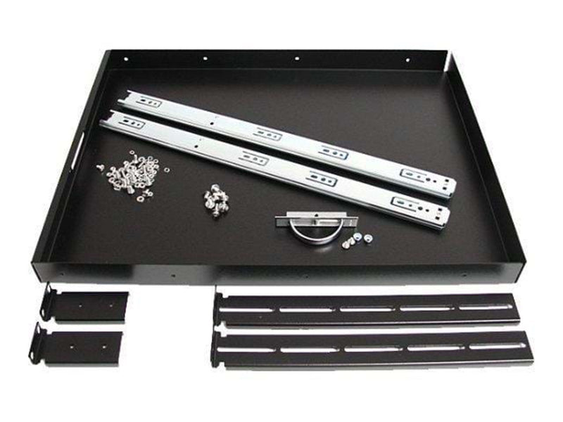 StarTech.com 22in Schwarz Deep Sliding Server Rack Gehäuse Regal