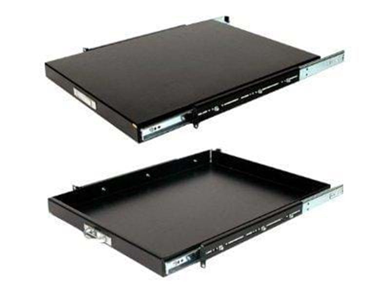 StarTech.com 22in Schwarz Deep Sliding Server Rack Gehäuse Regal
