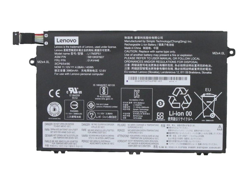 Lenovo - laptop battery - Li-Ion - 45 Wh
