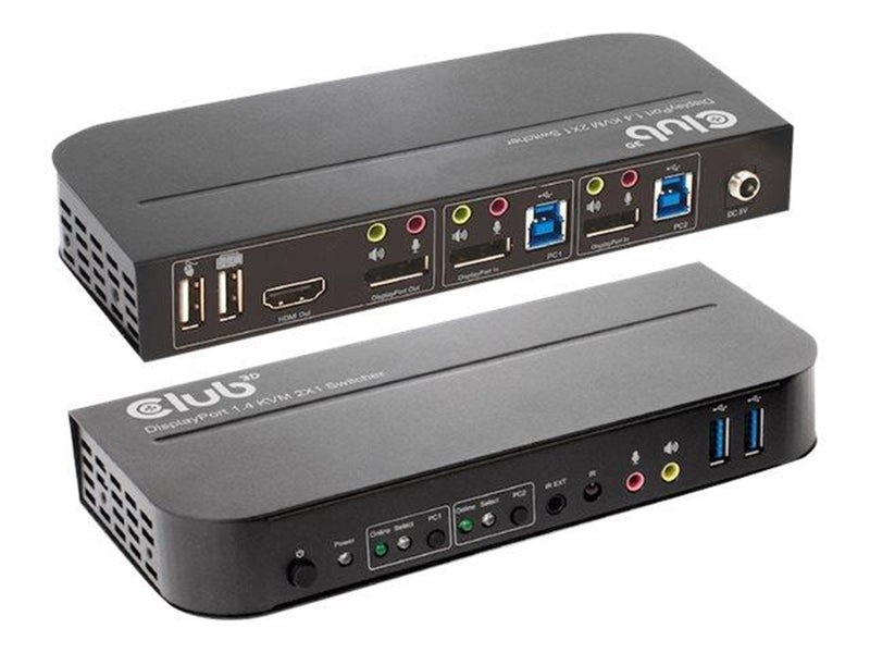 Club 3D CSV-7210 - KVM / audio switch - 2 ports