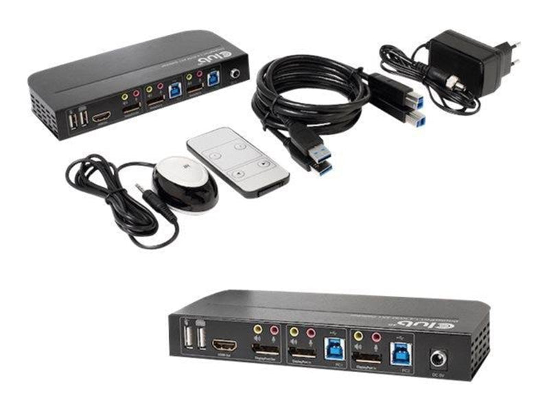 Club 3D CSV-7210 - KVM / audio switch - 2 ports
