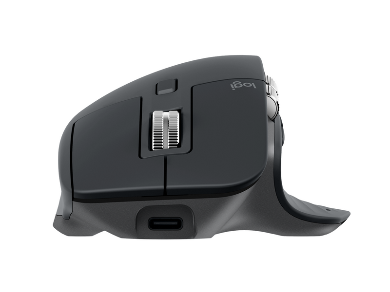 Logitech MX Master 3S Performance Wireless Mouse - Graphite - Ergonomische Maus (Schwarz)
