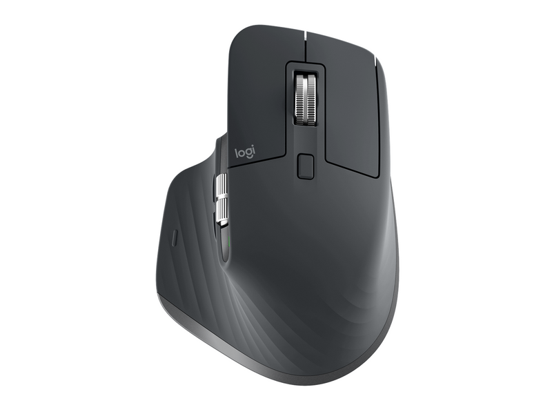 Logitech MX Master 3S Performance Wireless Mouse - Graphite - Ergonomische Maus (Schwarz)