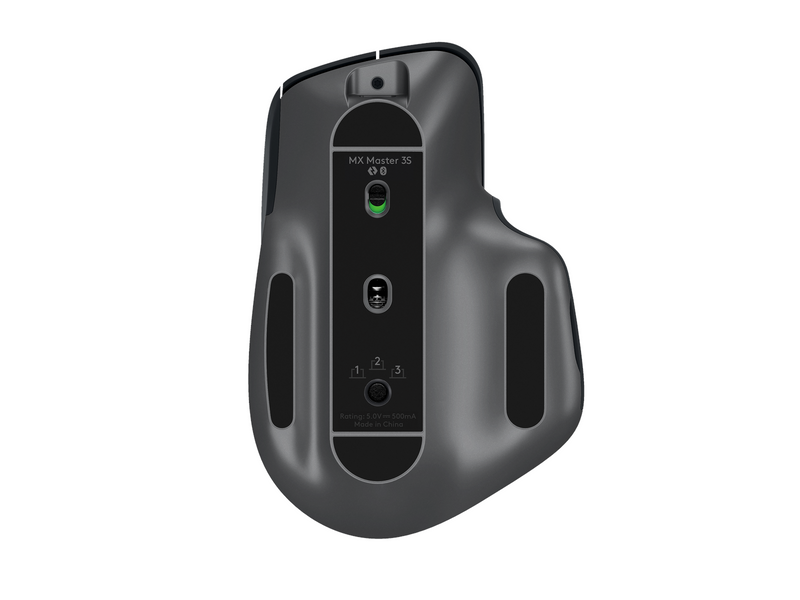 Logitech MX Master 3S Performance Wireless Mouse - Graphite - Ergonomische Maus (Schwarz)