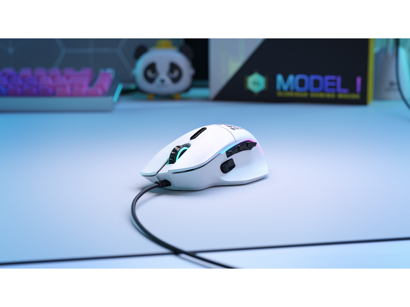 Glorious Model I - White - Gaming Maus (Weiß mit RGB Licht)