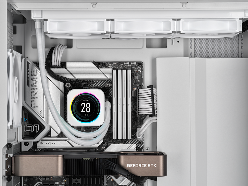Corsair AF120 ELITE - White - Gehäuselüfter - 120mm - Weiß - 31 dBA