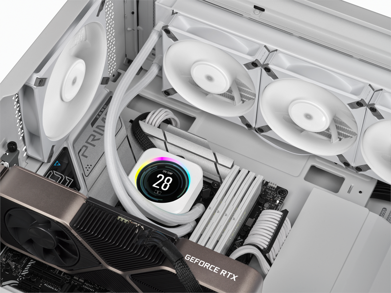 Corsair AF120 ELITE - White - Gehäuselüfter - 120mm - Weiß - 31 dBA