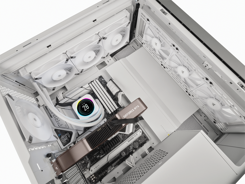 Corsair AF120 ELITE - White - Gehäuselüfter - 120mm - Weiß - 31 dBA