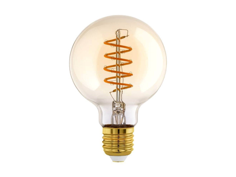 EGLO LED-Lampe G95 Globe 4W/820 245 lumen amber dimmable E27