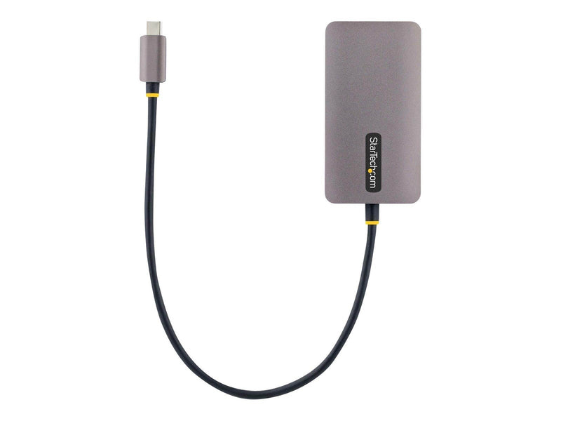 StarTech.com USB C Video Adapter USB C to HDMI DVI VGA Adapter Up to 4K 60Hz Aluminum Multiport Video Display Adapter