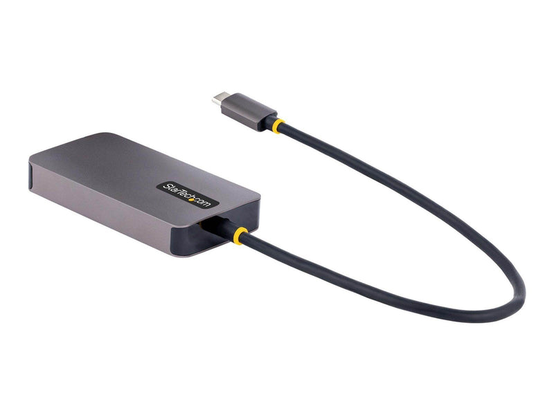 StarTech.com USB C Video Adapter USB C to HDMI DVI VGA Adapter Up to 4K 60Hz Aluminum Multiport Video Display Adapter