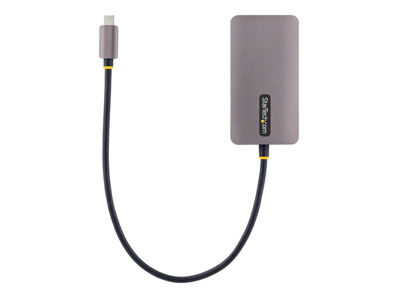 StarTech.com USB C Video Adapter USB C to HDMI DVI VGA Adapter Up to 4K 60Hz Aluminum Multiport Video Display Adapter