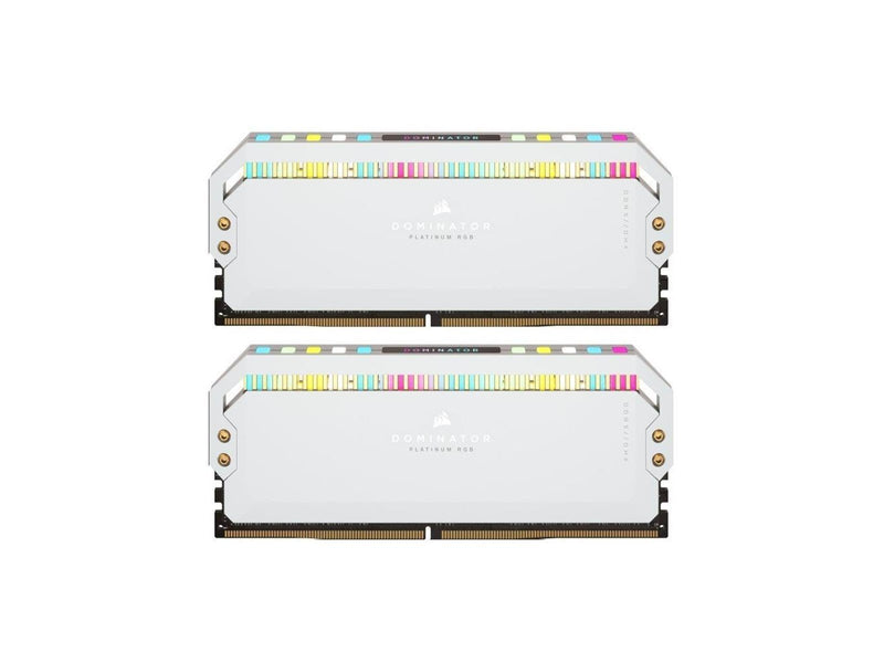 Corsair Dominator Platinum RGB DDR5-6200 - 32GB - CL36 - Dual Channel (2 pcs) - Intel XMP - Weiß mit RGB