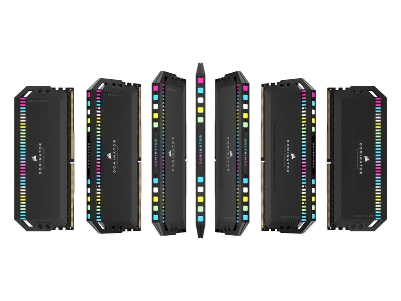 Corsair Dominator Platinum RGB DDR5-5600 - 64GB - CL40 - Dual Channel (2 pcs) - Intel XMP - Schwarz mit RGB