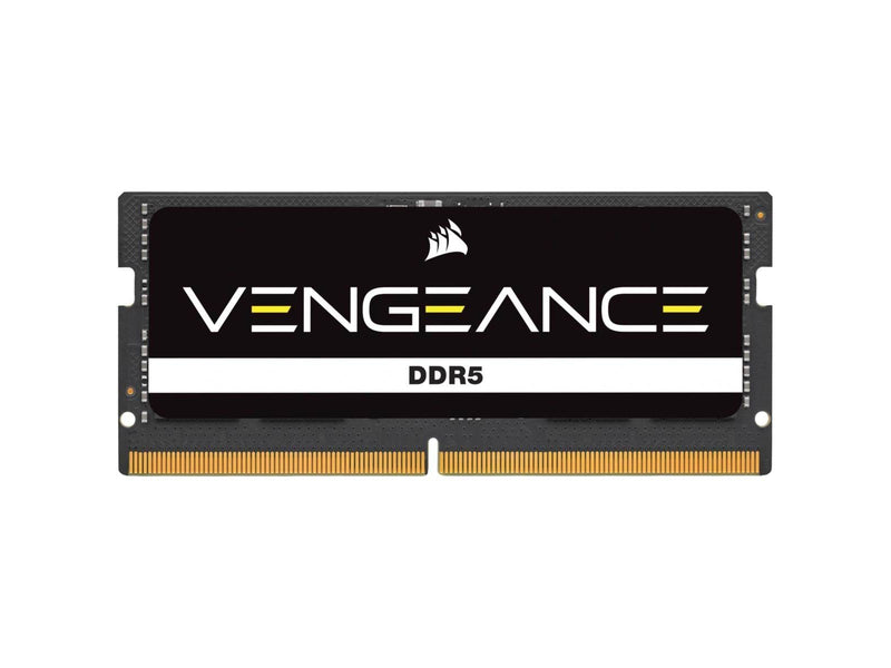 Corsair Vengeance SODIMM DDR5-4800 - 8GB - CL40 - Single Channel (1 pcs) - Intel XMP - Schwarz